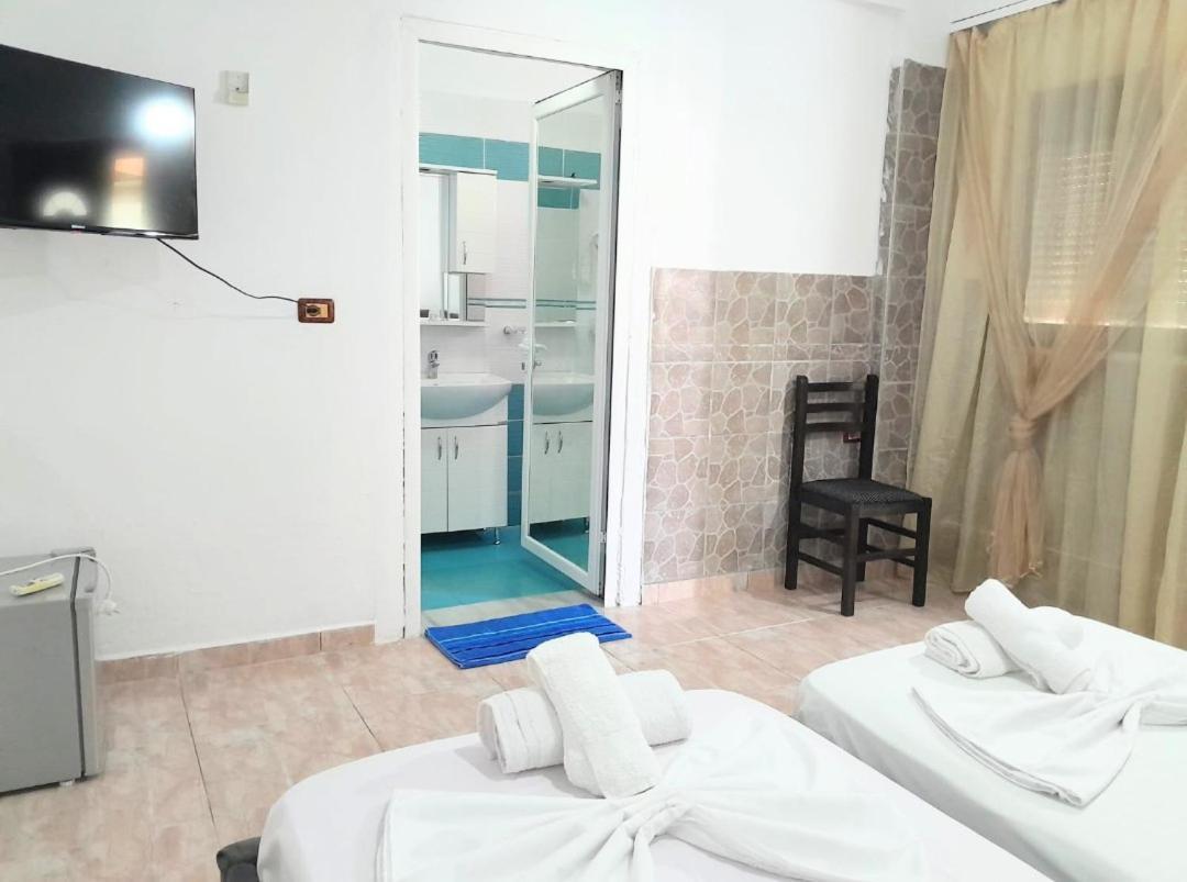 Blue Hotel Ksamil Værelse billede